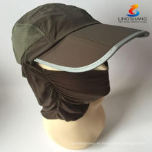 Nuevas mujeres de verano y la protección de sol de los hombres sol a prueba de viento Cap Cap Cap Gorra